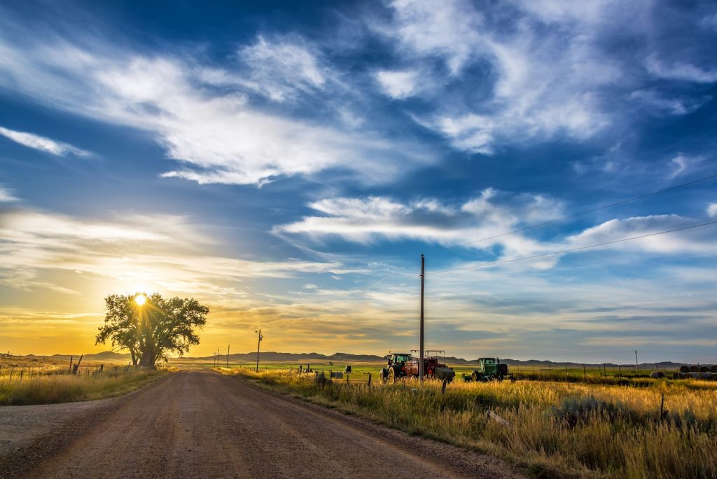 Rural Wyoming Landscape